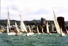 Royal Port Nicholson Yacht Club opening day race, just as it begins