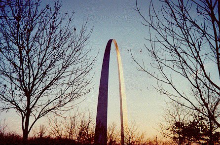 Picture of the Arch from the park.