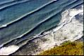 Waves rolling into Paraparaumu Coast as seen from the Paekakariki Hills. (55 Kb jpeg)