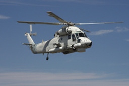 Seasprite helicopter hovering. (194Kb jpeg)